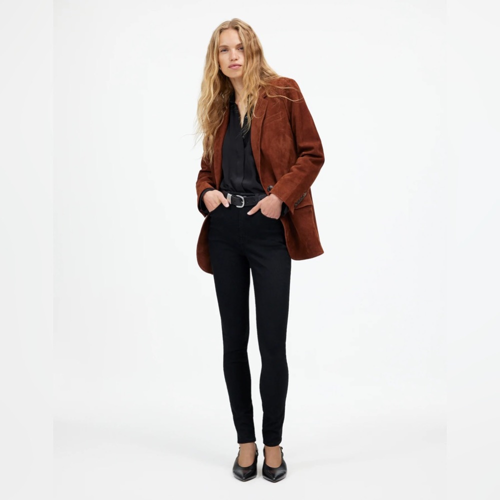 Madewell Black 28 10” High Rise Skinny Jeans